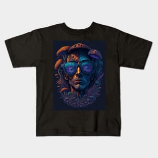 Techno Psy Shirt - Psychedelic Organism - Catsondrugs.com - #psychedelic #psychedelicart #trippy #psytrance #art #psy #trippyart #music #trance #rave #love #psychedelictrance #psyart #digitalart #psytranceworld #trancefamily Kids T-Shirt